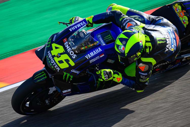 Valentino Rossi ha terminado en segunda posición en los segundos libres de MotorLand. - © MotoGP